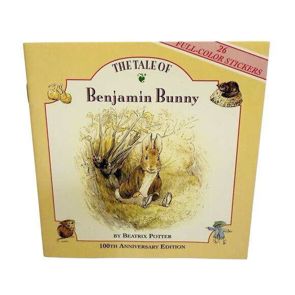 Vtg '92 Beatrix Potter 100 Anniv. Ed. Peter Rabbit Sticker Storybook Collection - Picture 5 of 16